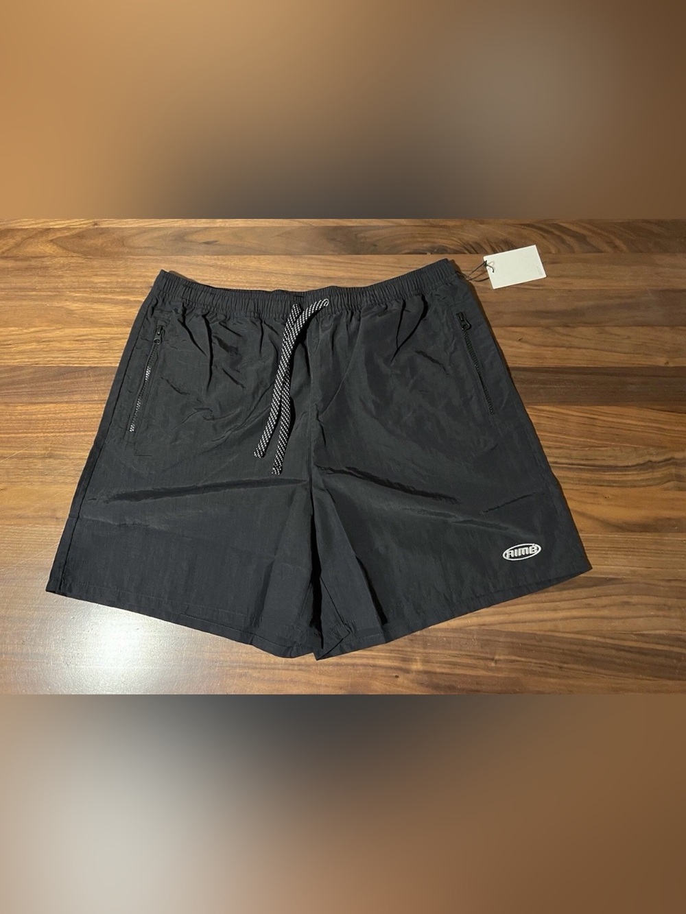 Aime Leon Dore ALD Aimé Sport Logo Nylon Short Jet Black Men’s Size Large SS24
